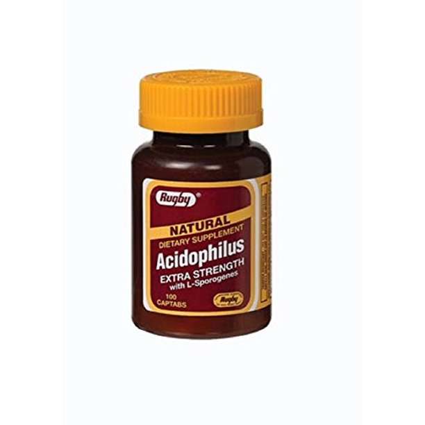 3 Pack Rugby Natural Acidophilus with Citrus Pectin 100 ...