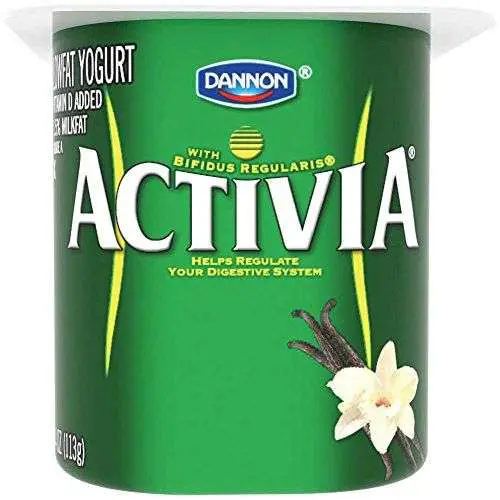 Activia Vanilla Probiotic Yogurt, 4 Ounce