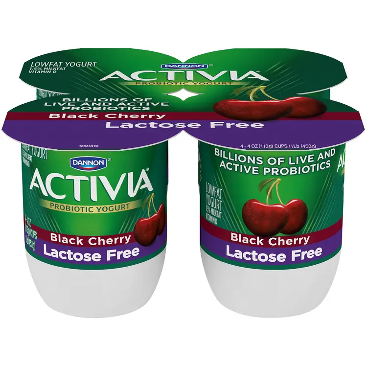 ActiviaÂ® Black Cherry Probiotic Lactose Free Yogurt Reviews 2020