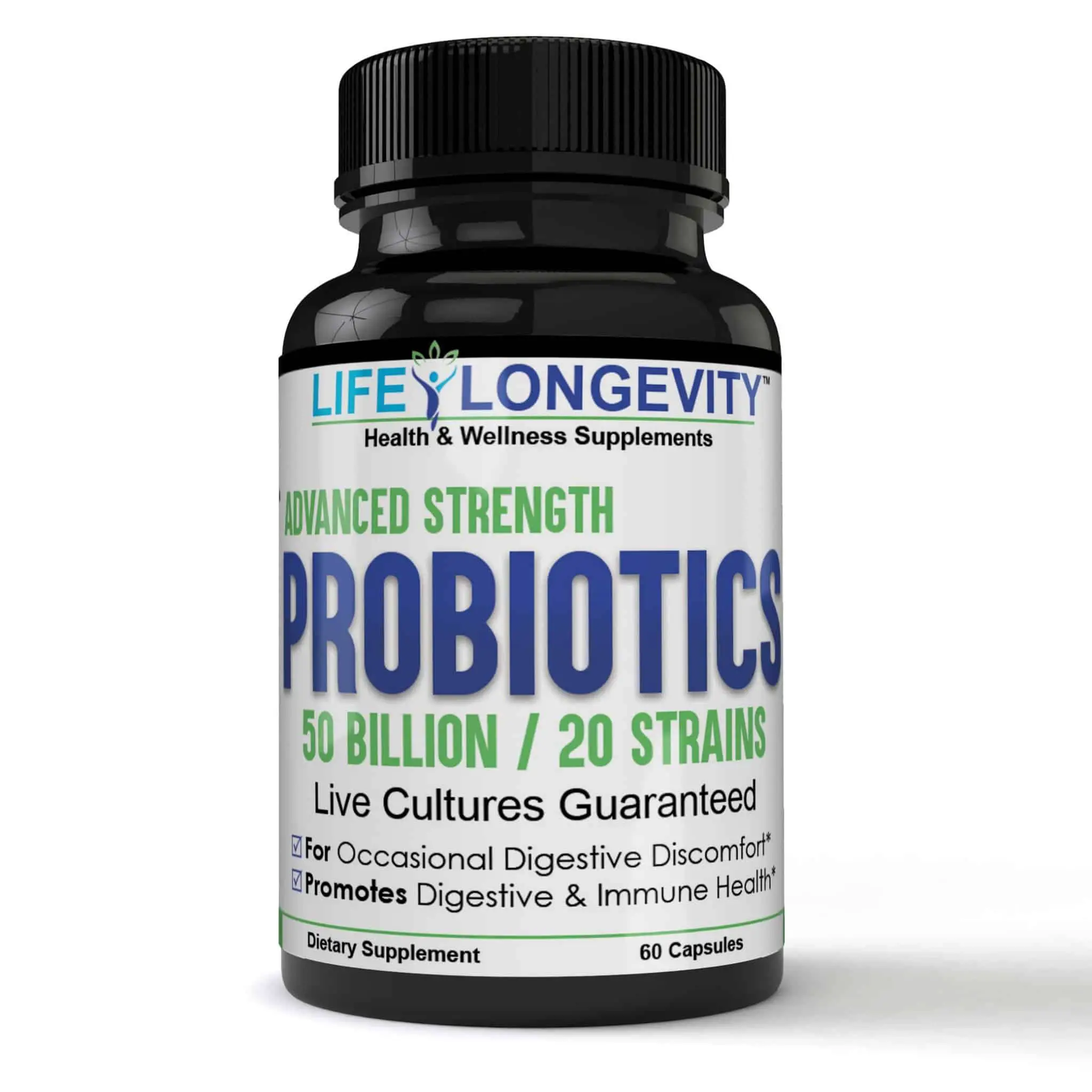 Advanced Strength Probiotics 50 Billion CFU with 20 strains ...