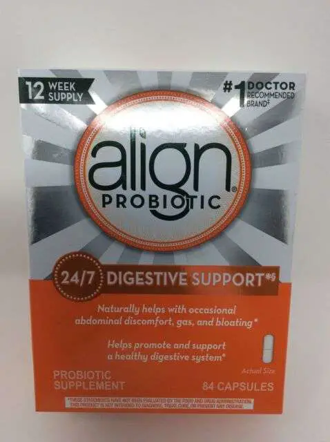 Align Probiotic 24/7 Digestive Support 84 Capsules 12 Week ...
