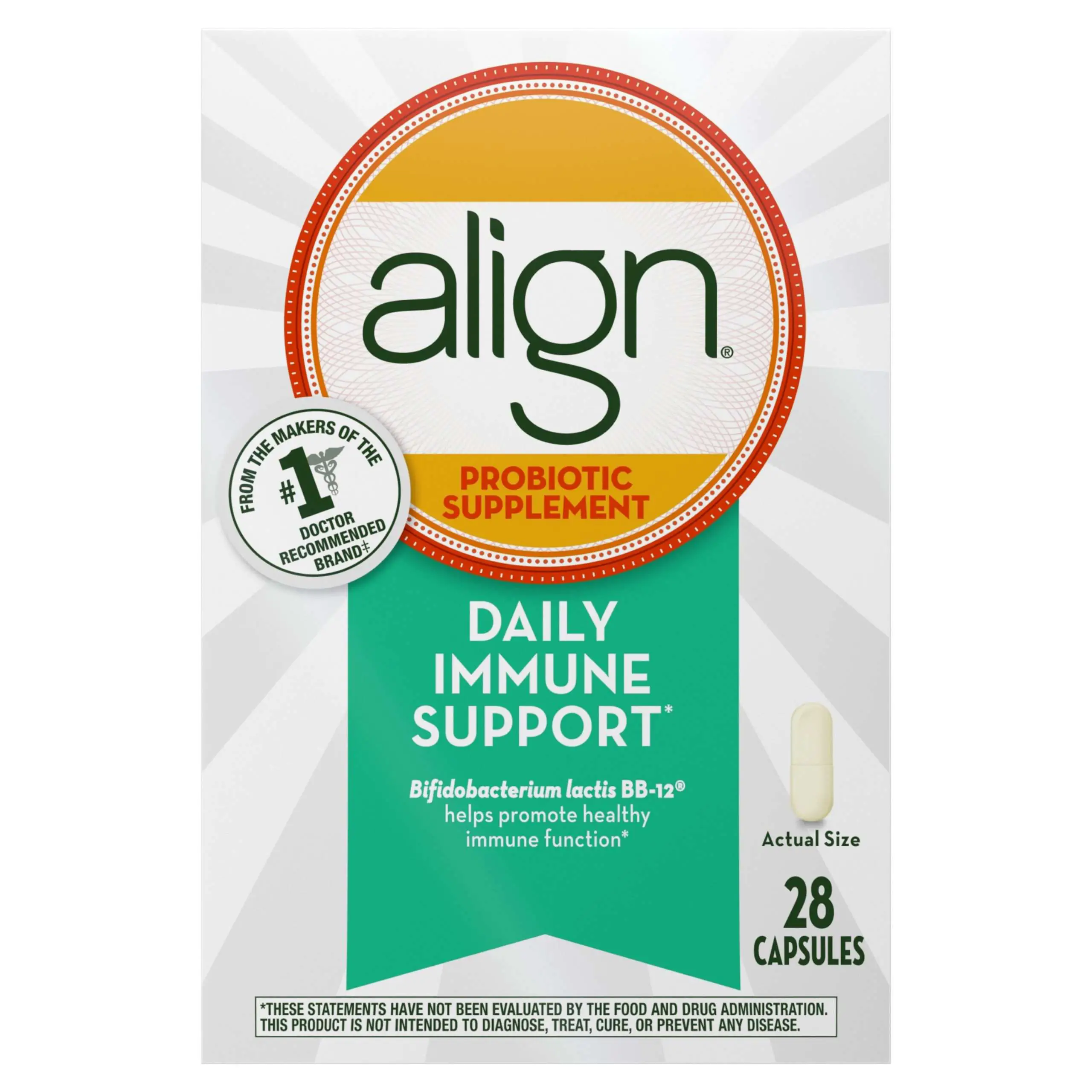 Align Probiotics, Immune Support Daily Probiotic ...