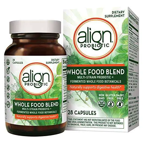Align Whole Food Blend Probiotics, Vegan and Gluten Free ...