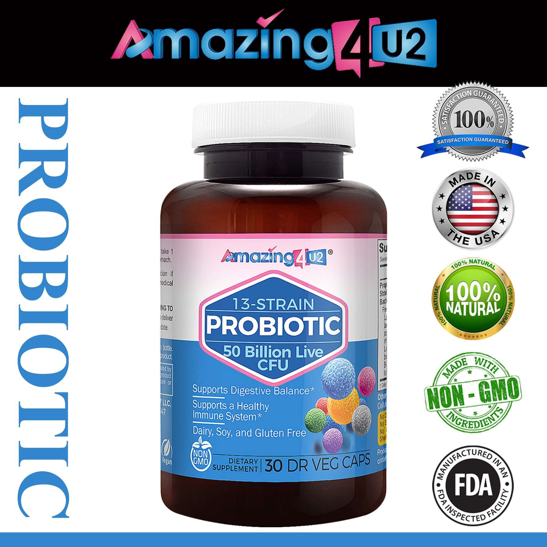Amazing 4U2 Probiotics 50