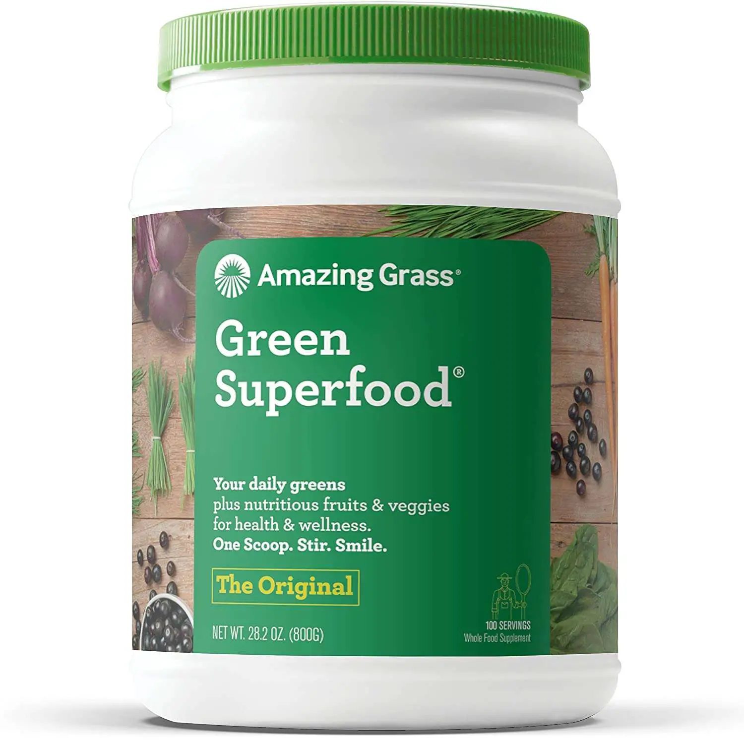Amazing Grass Green Superfood: Super Greens Powder with Spirulina ...