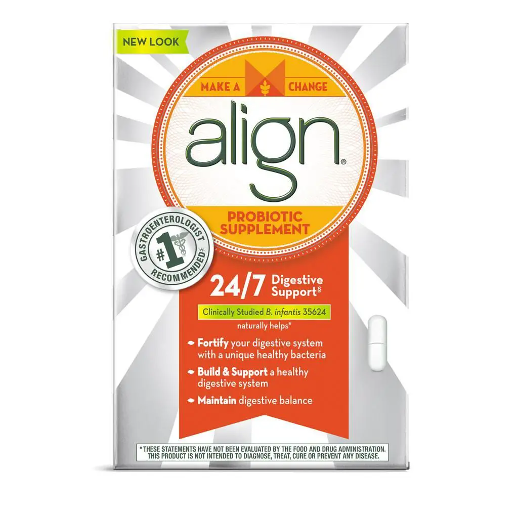 Amazon.com: Align Probiotic Supplement, 24/7 Digestive Support with ...