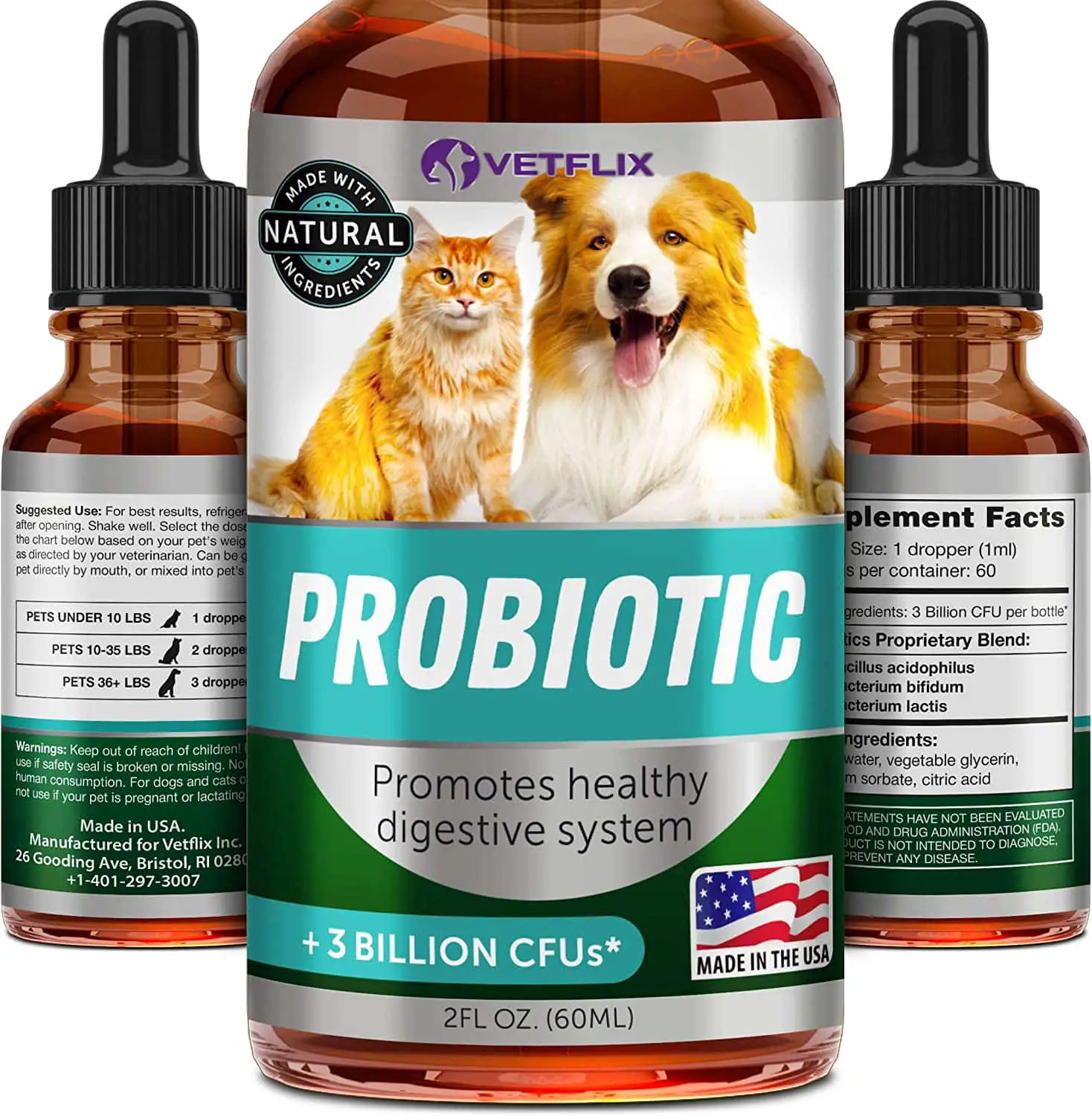 Amazon.com : Premium Probiotics for Dogs &  Cats