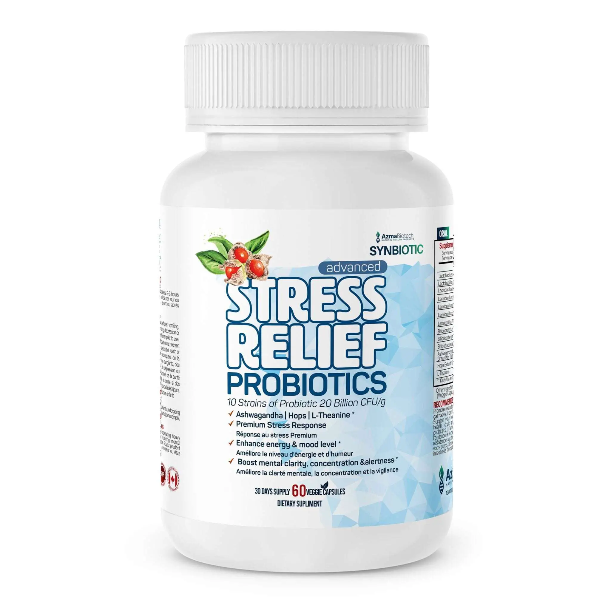AzmaBiotech Advanced Stress Relief Probiotic