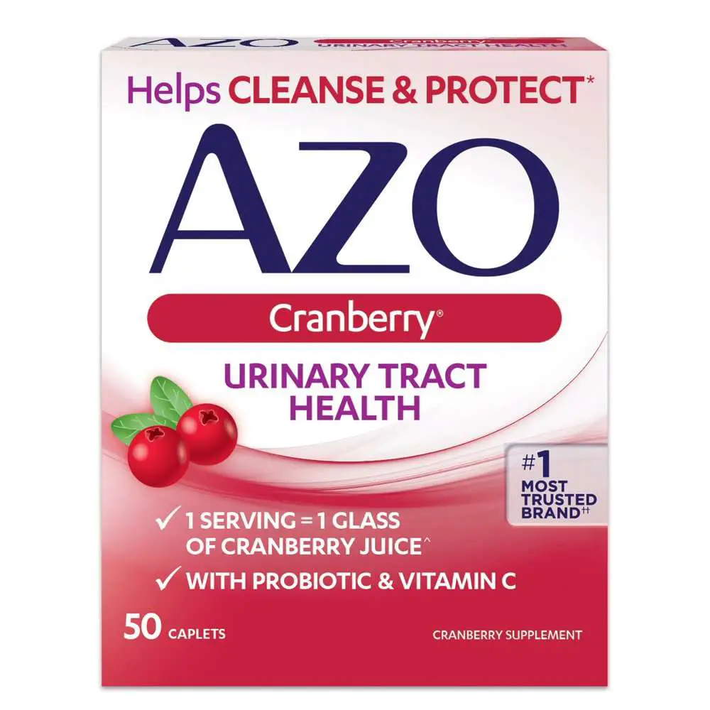 AZO Cranberry Supplement Urinary Tract Health Probiotic 50 ...