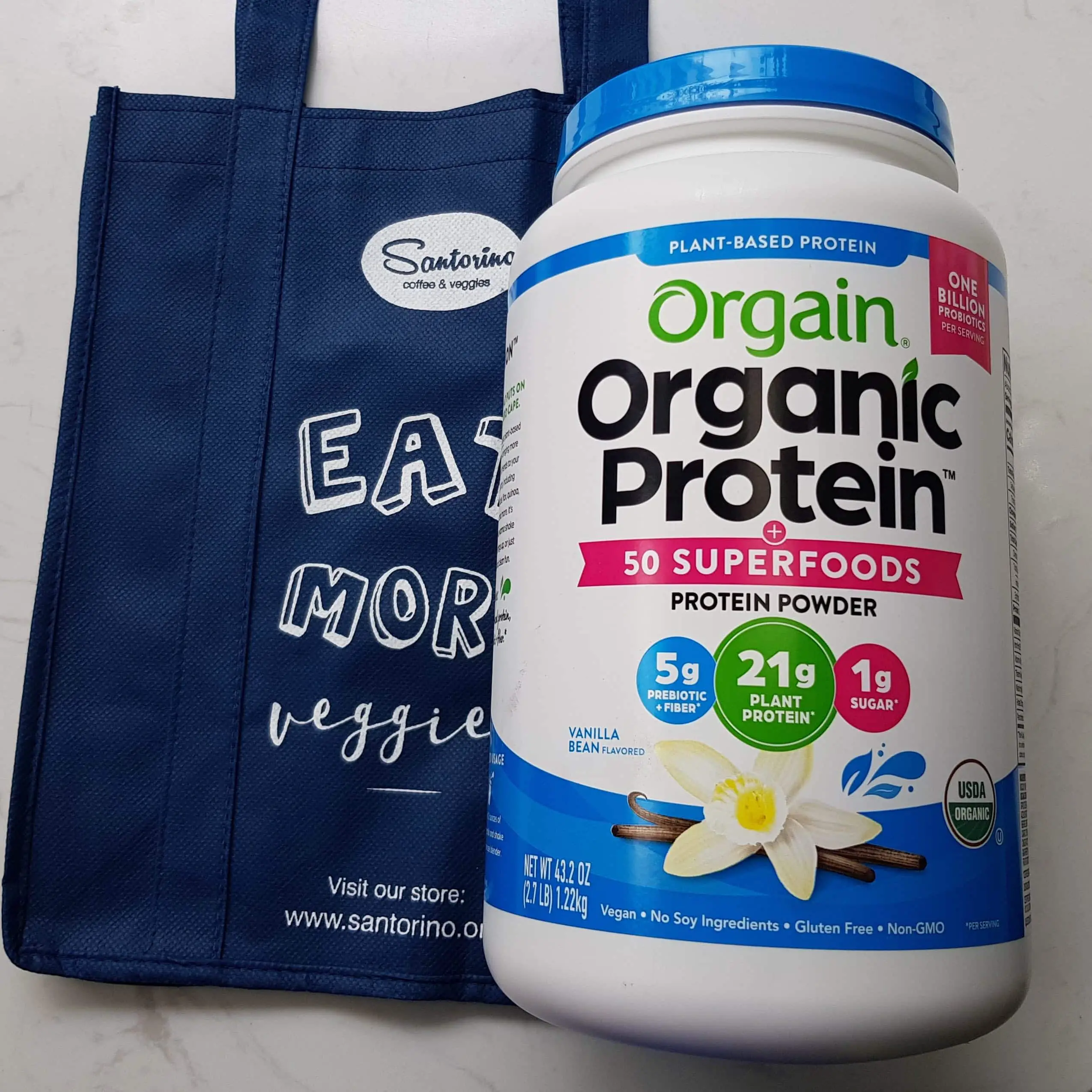 Bá»t Äáº¡m (protein) vÃ  rau cá»§ há»¯u cÆ¡ Orgain Organic Protein &  Probiotics ...