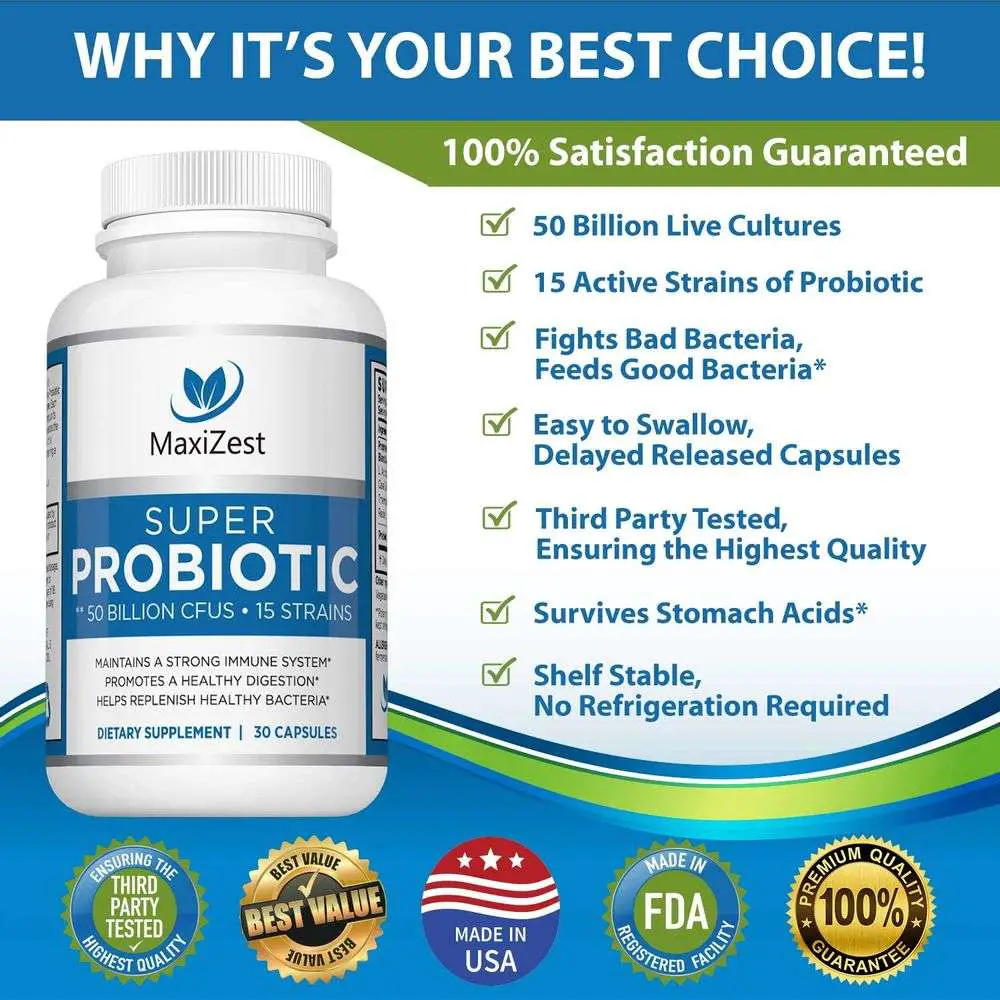Best Daily Probiotics for Women and Weight Loss and Men â with ...