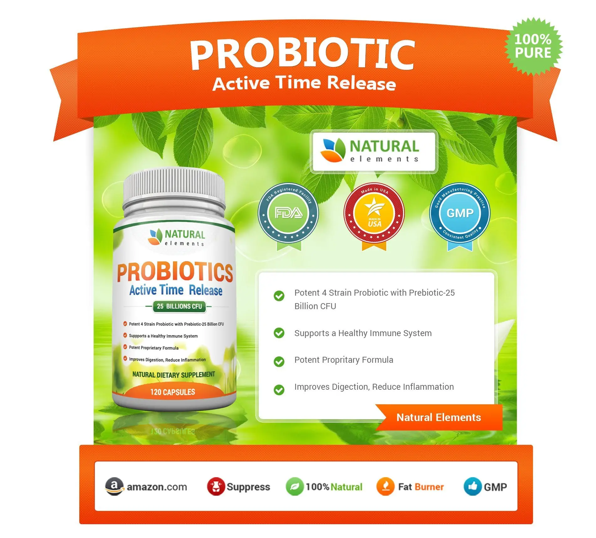 Best PROBIOTIC Supplement with Prebiotic Strain for Maximum Effectiven ...