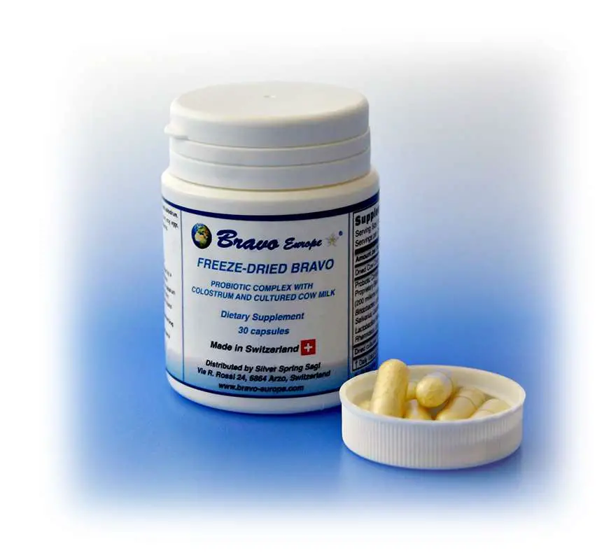 Bravo probiotic Concentrate Capsules 30 day supply Probiotics