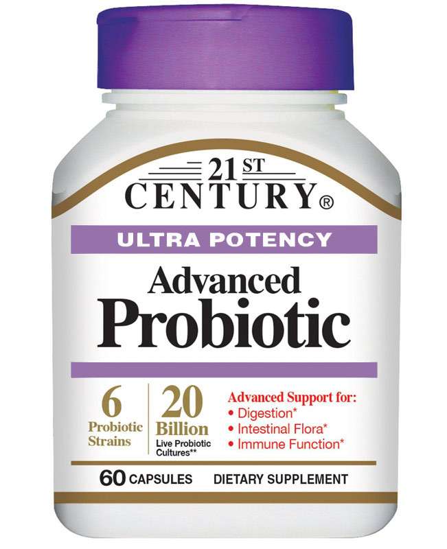 Buy Advanced Probiotic 60 Caps 21st Century Online, UK Delivery