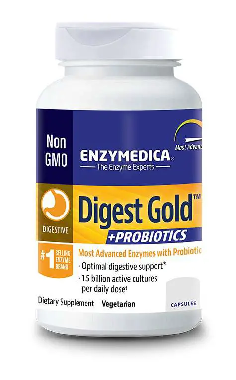 Buy Digest Gold + Probiotics 180 Caps Enzymedica Online ...