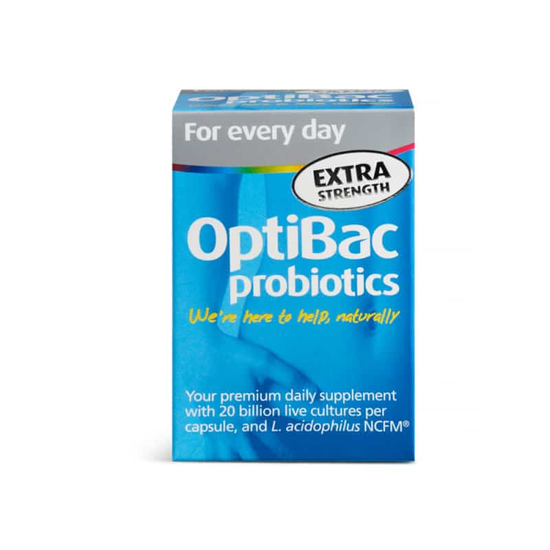 Buy OptiBac Probiotics For Every Day Extra Strength 30 Capsules