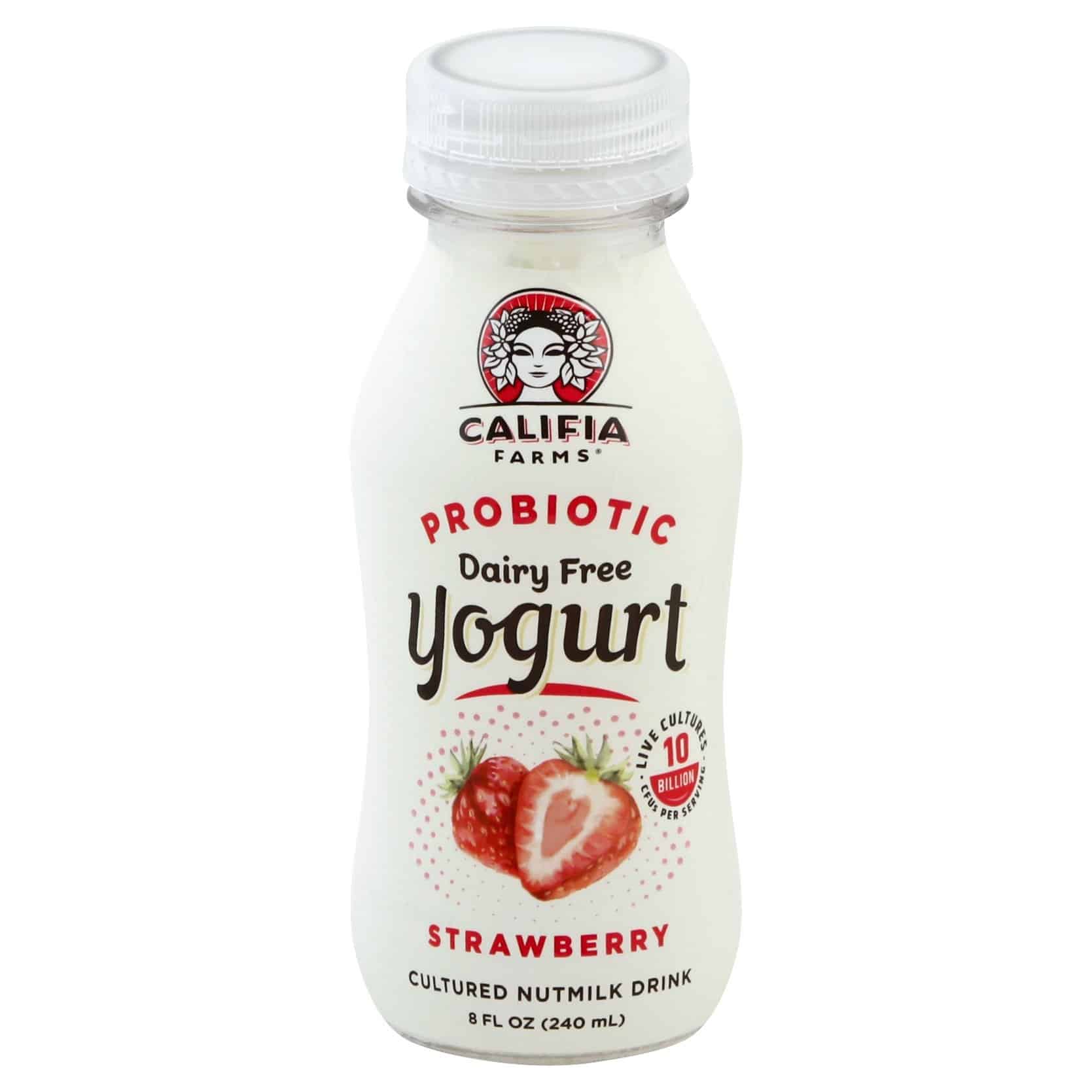 Califia Farms Strawberry Probiotic Yogurt Drink 8 fl oz