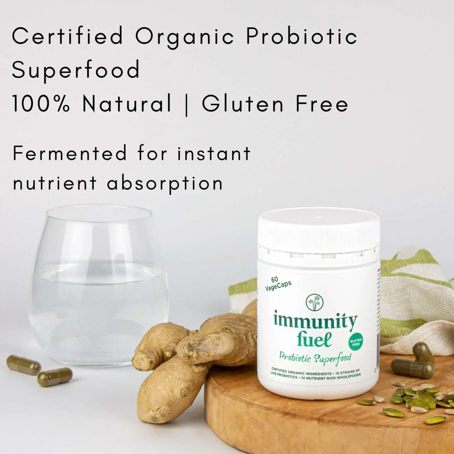 Certified Organic Gluten Free Vegan Probiotic Super Food ...