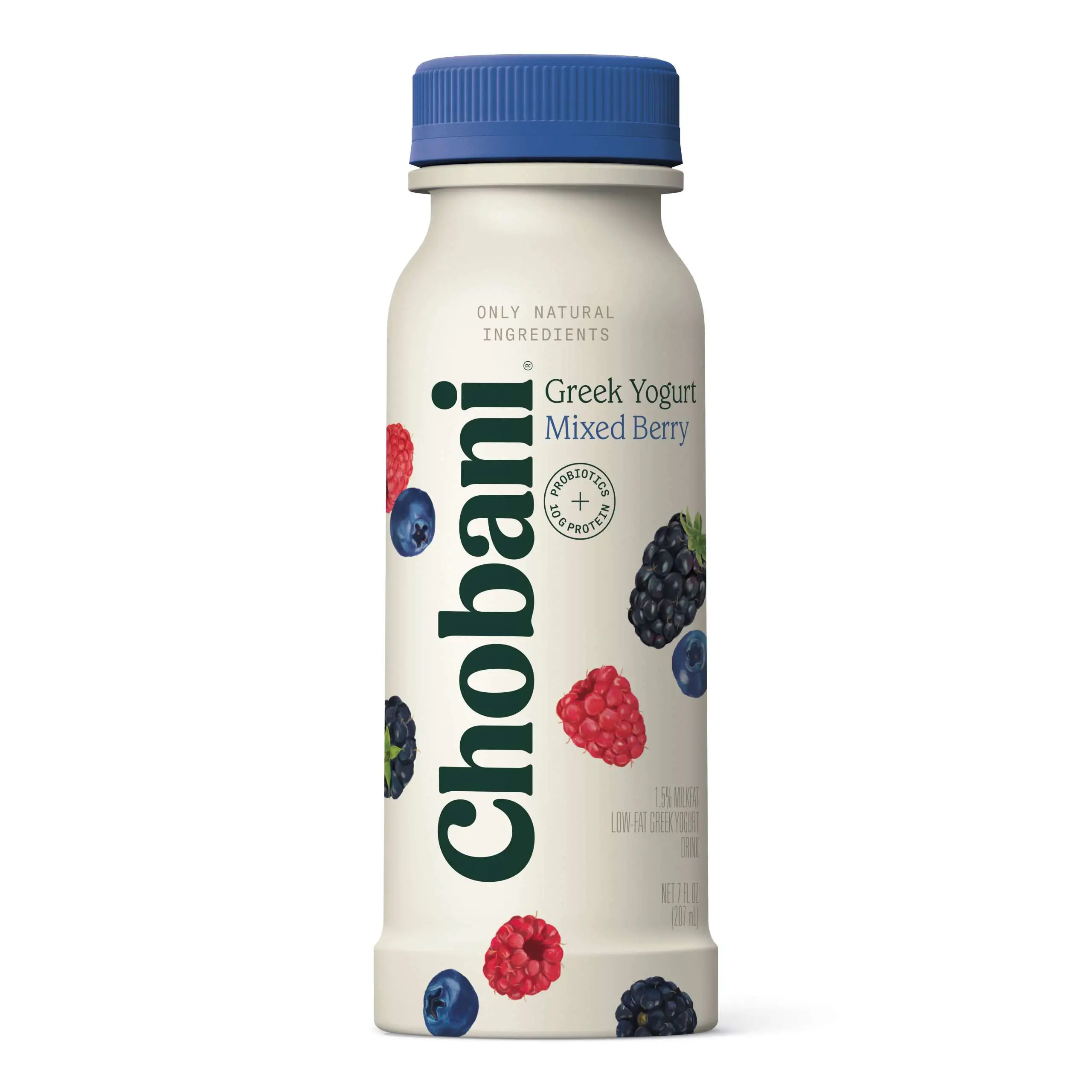Chobani Greek Yogurt Drink with Probiotics, Mixed Berry 7 ...