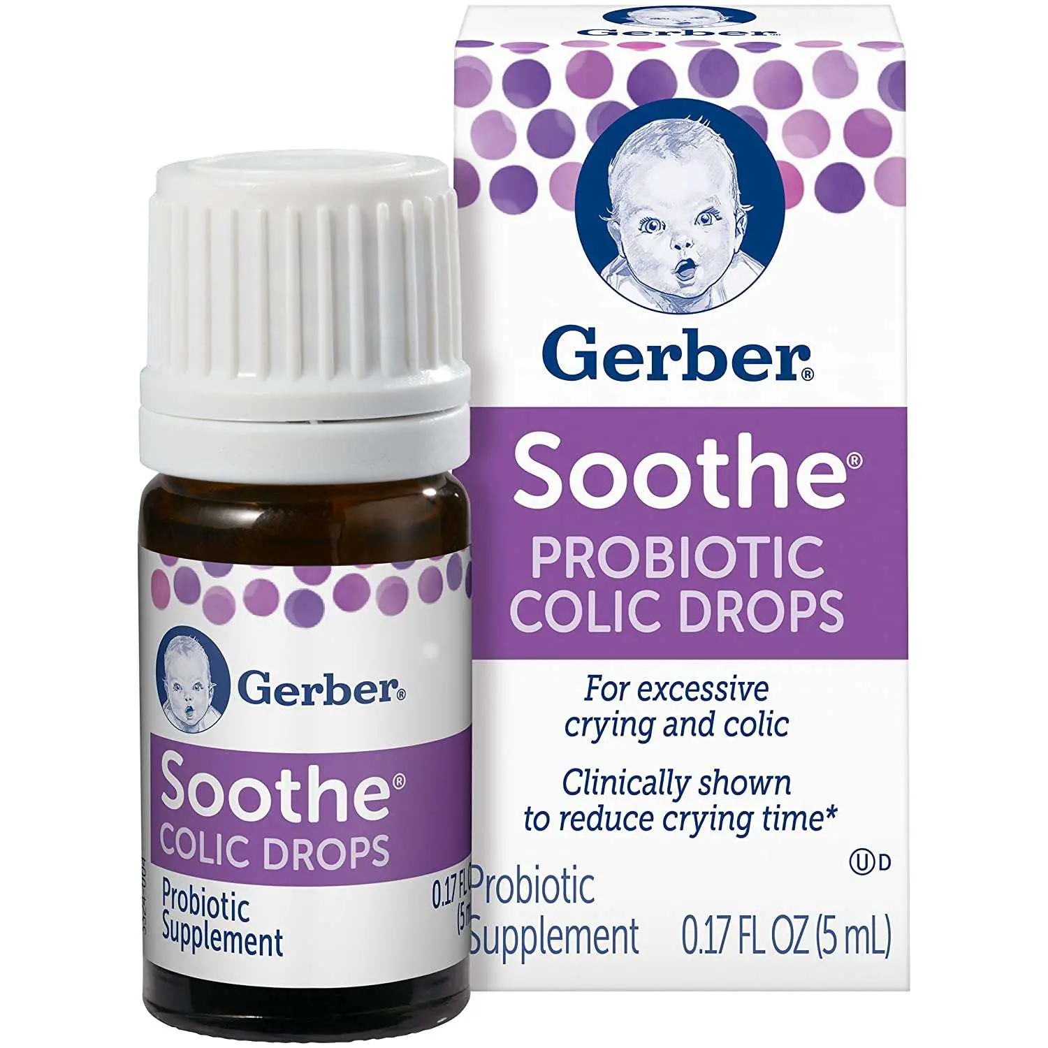 Colic Drops Probiotic Supplement Reduse Crying 0.17 Ounce ...