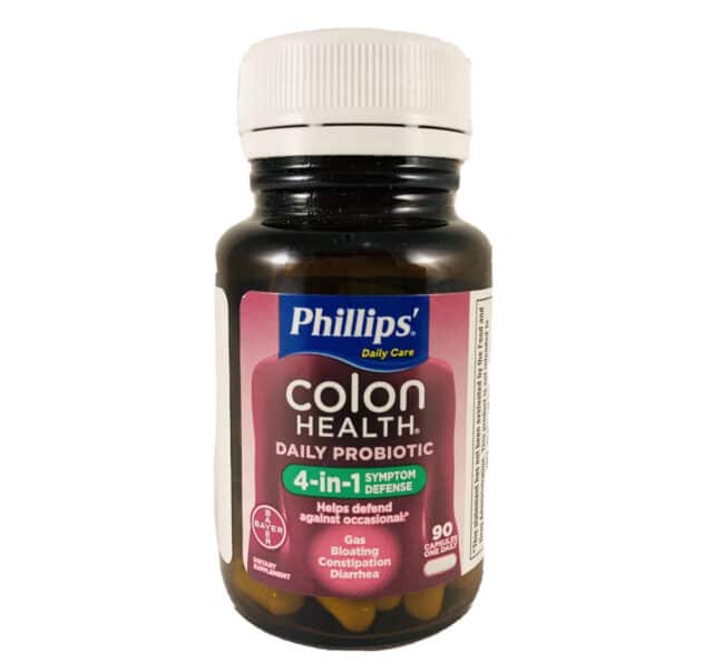 Colon Health by Philips Probiotic Acidophilus 90 Capsules Daily ...