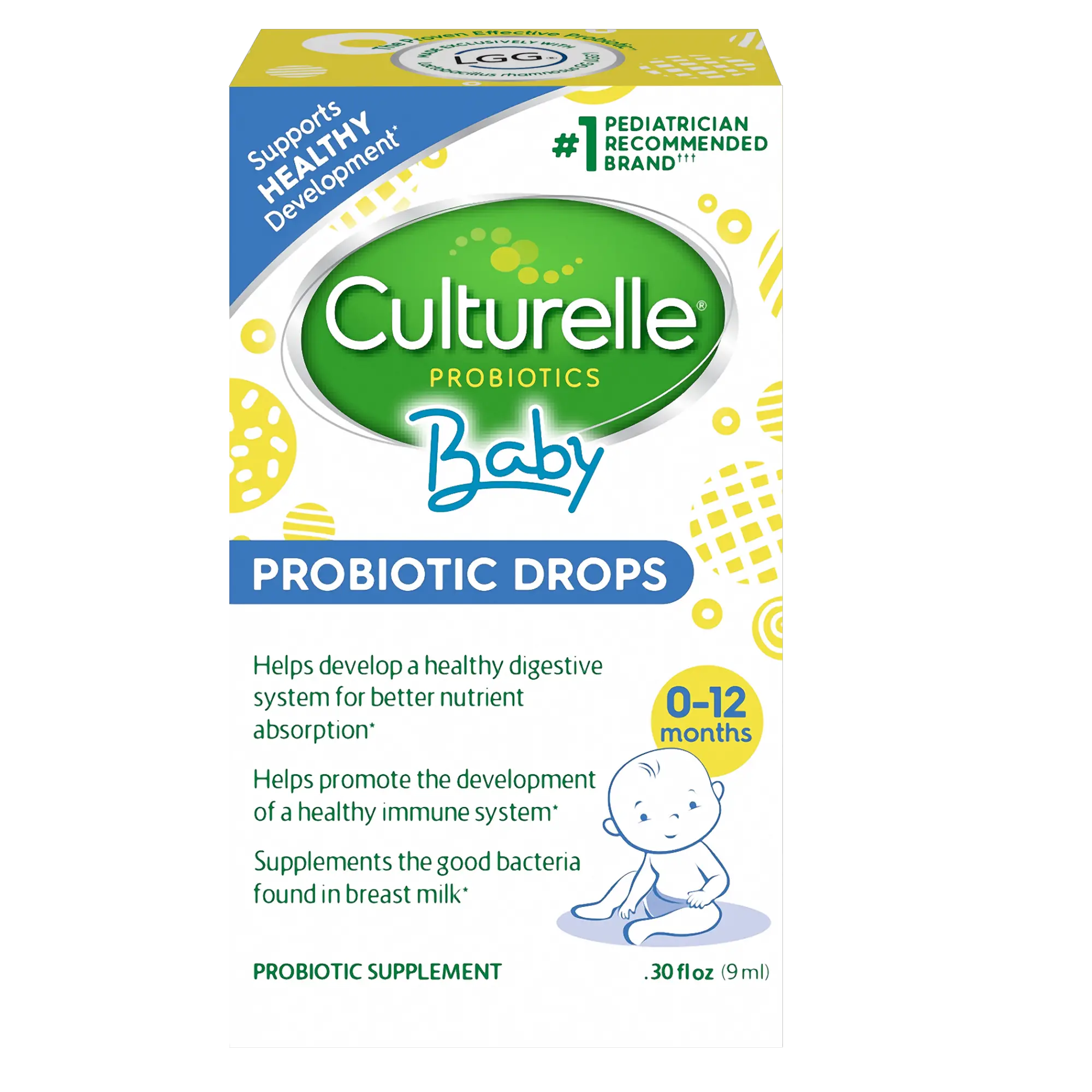 Culturelle Baby Probiotic Drops, 0.30 Fl. Oz.