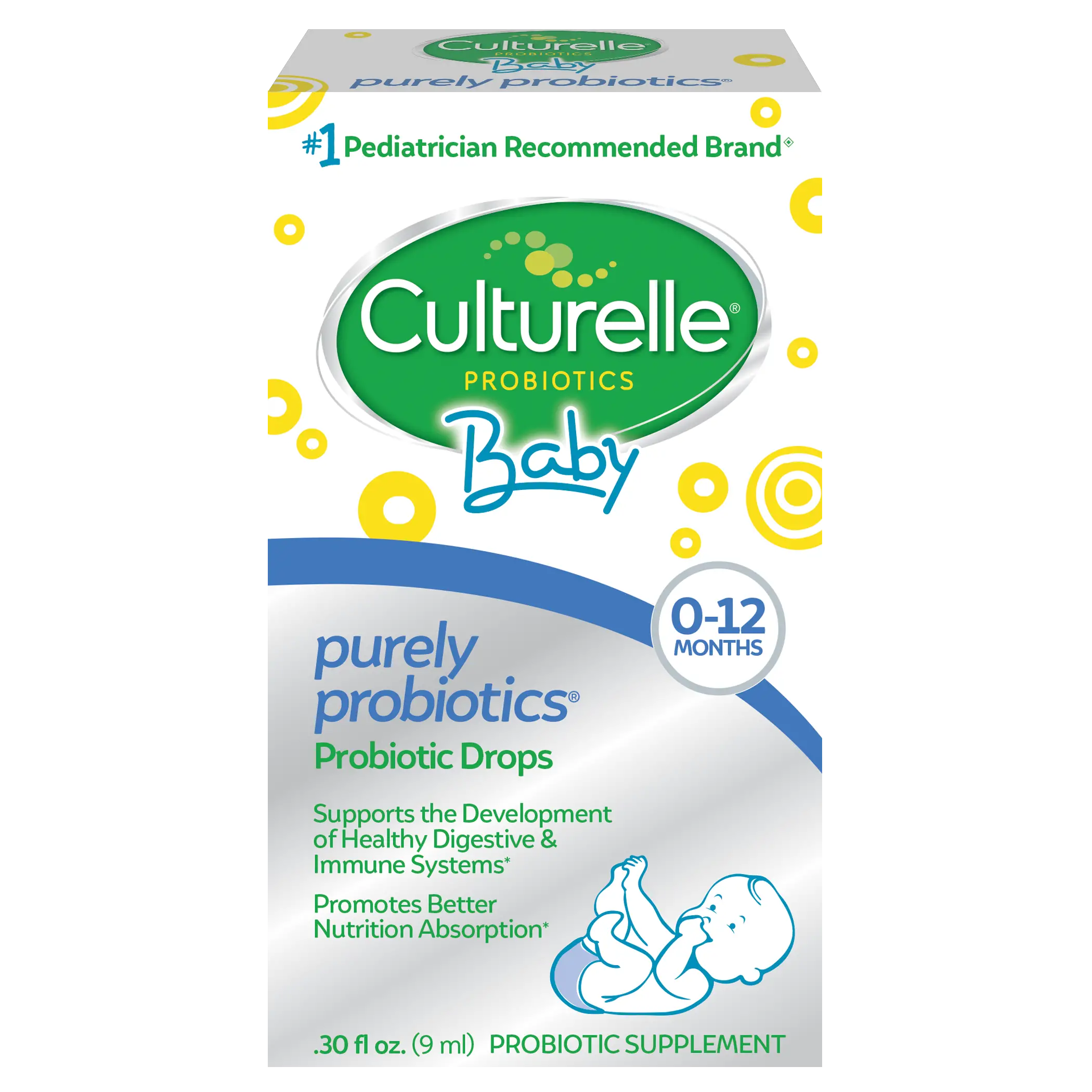 Culturelle Baby Probiotic Drops, 0.30 Fl. Oz.