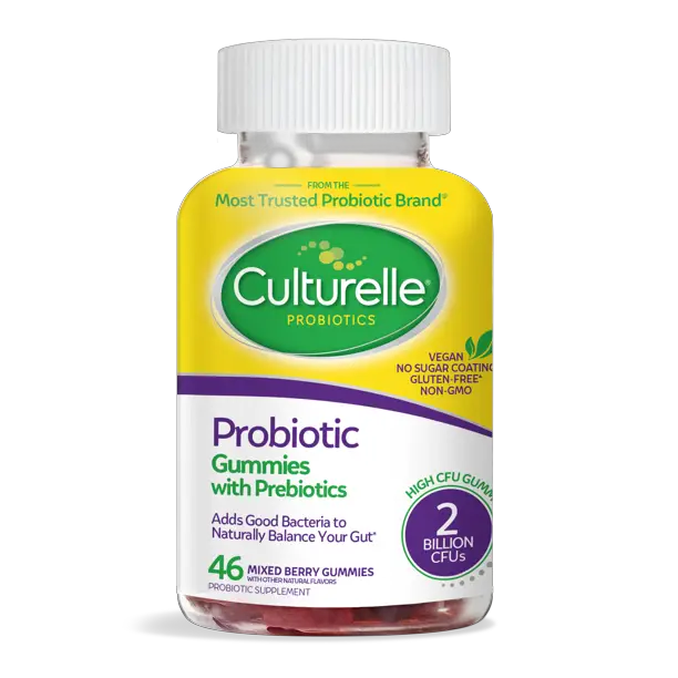 Culturelle Daily Probiotic Gummies with Prebiotic 46ct ...