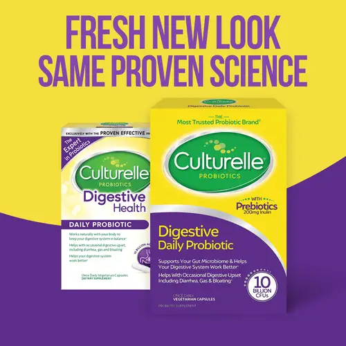 Culturelle® Digestive Daily Probiotic Capsules ...