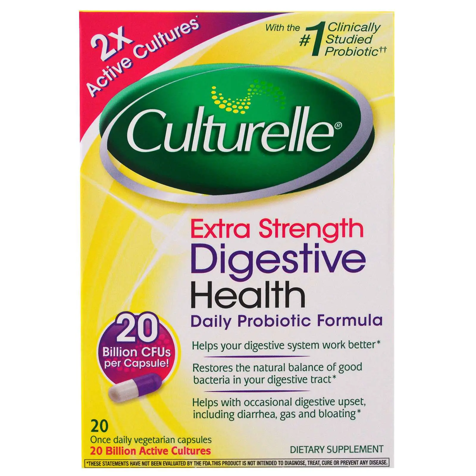 Culturelle, Extra Strength, Digestive Health, Daily ...
