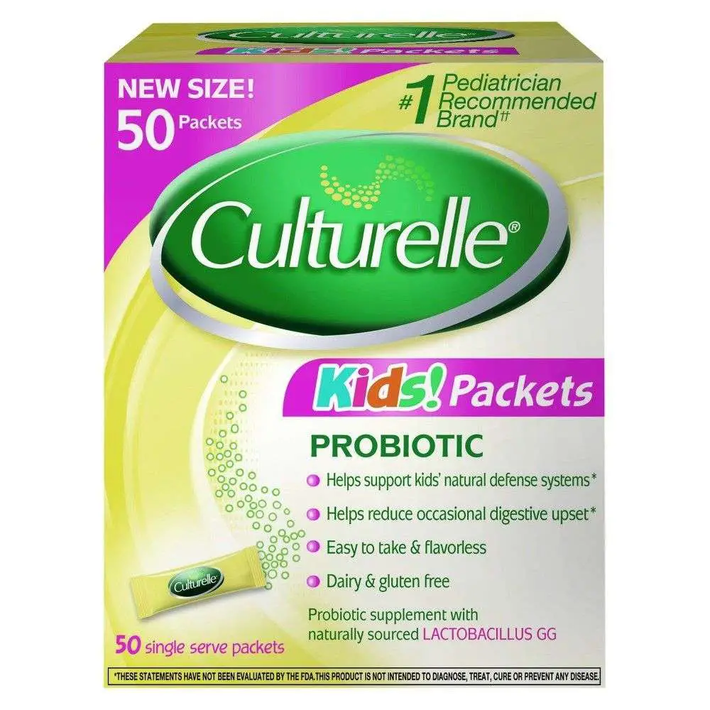 Culturelle Kids Daily Probiotic Packets for Healthy Immune ...