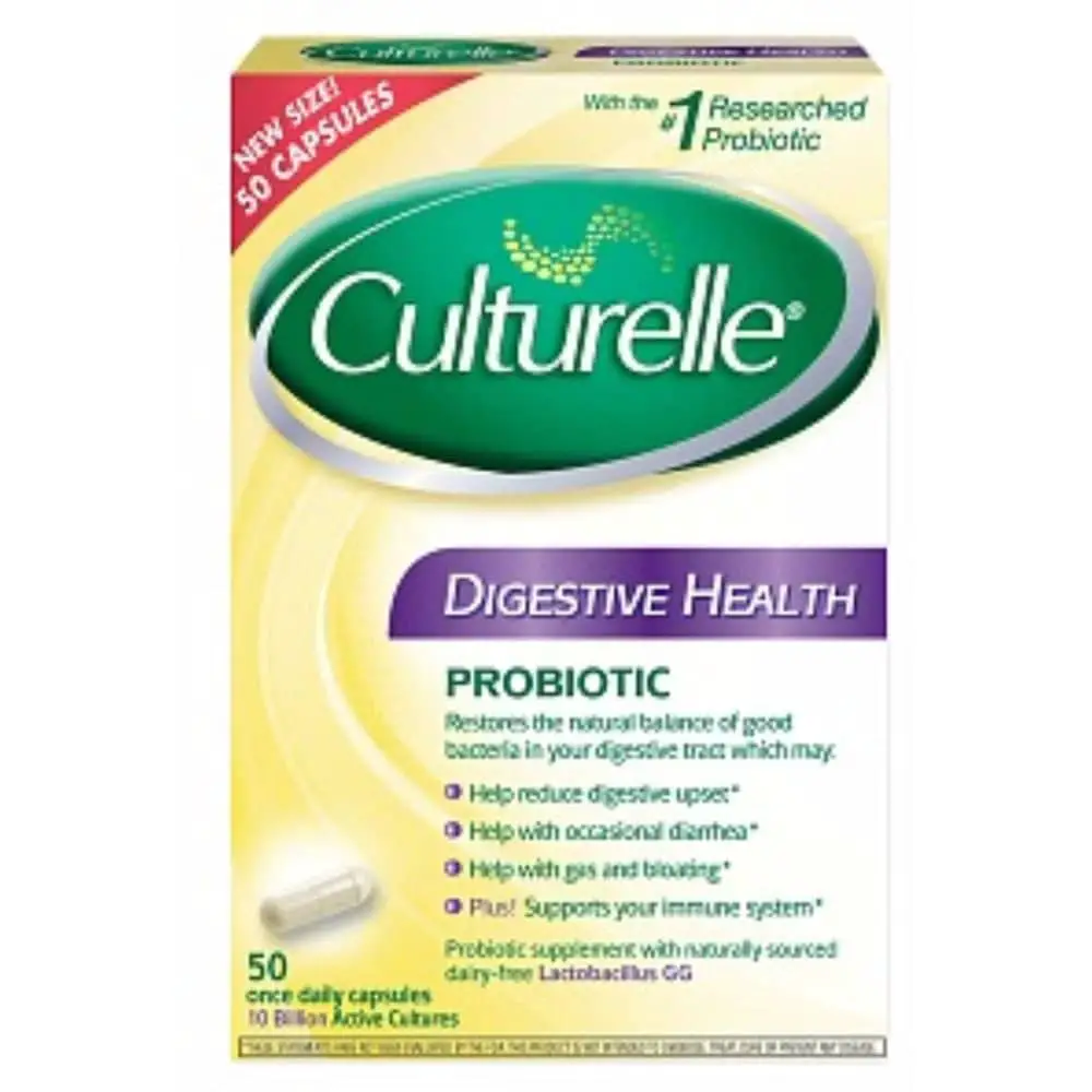 Culturelle Probiotic Digestive Health Capsules 50 ea (Pack of 6 ...