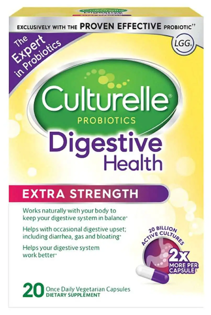 Culturelle Probiotics Digestive Health Extra Strength 20 Capsule ...