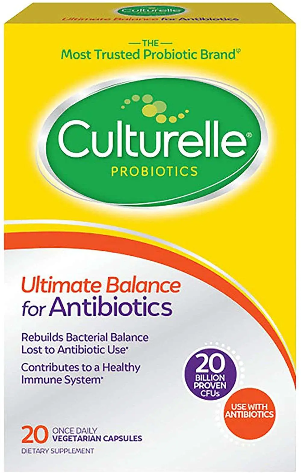 Culturelle Ultimate Balance Probiotic for Antibiotics ...