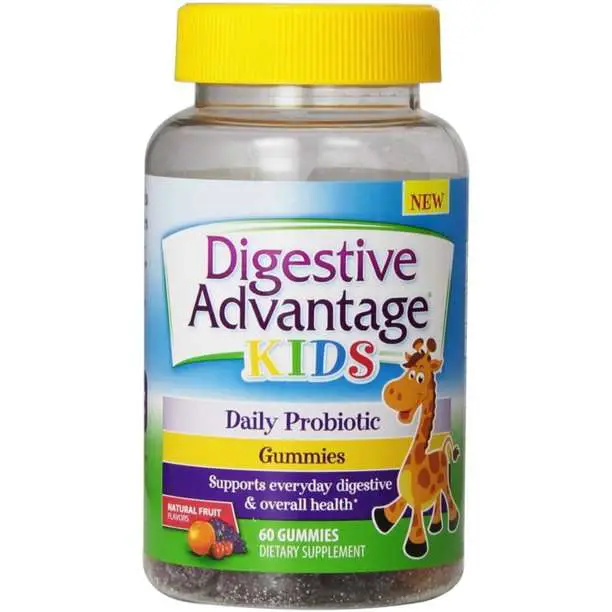Digestive Advantage Daily Probiotic Gummies for Kids, 60 ...