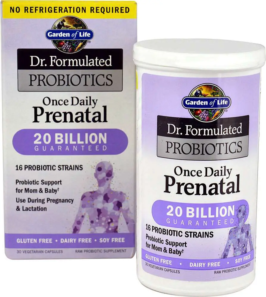 Dr. Formulated Probiotics Once Daily Prenatal 20 billion ...