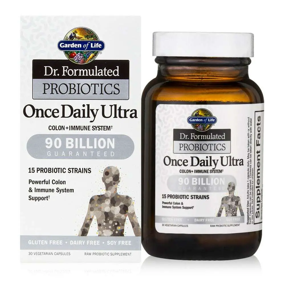 Dr. Formulated Probiotics Once Daily Ultra 30 Veggie Caps ...