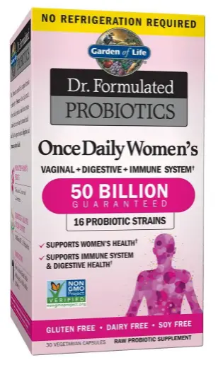 Dr. Formulated Probiotics Once Daily Womens, 50 Billion CFU, 30 ...