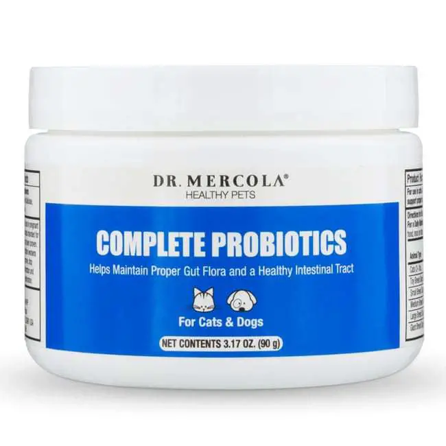 Dr. Mercola Complete Probiotics for Cats &  Dogs 58 Billion CFU 3.17 oz ...