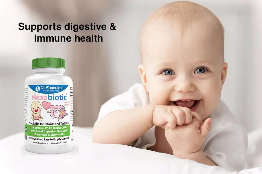 DrFormulas Nexabiotic Probiotic Powder for Babies, Infants ...