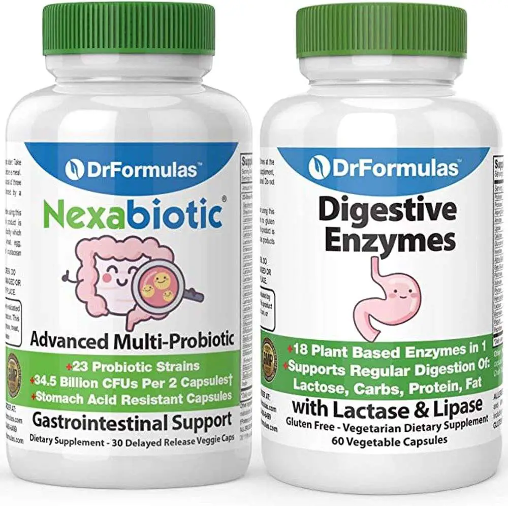 DrFormulas Probiotics with Digestive Enzymes and Prebiotics