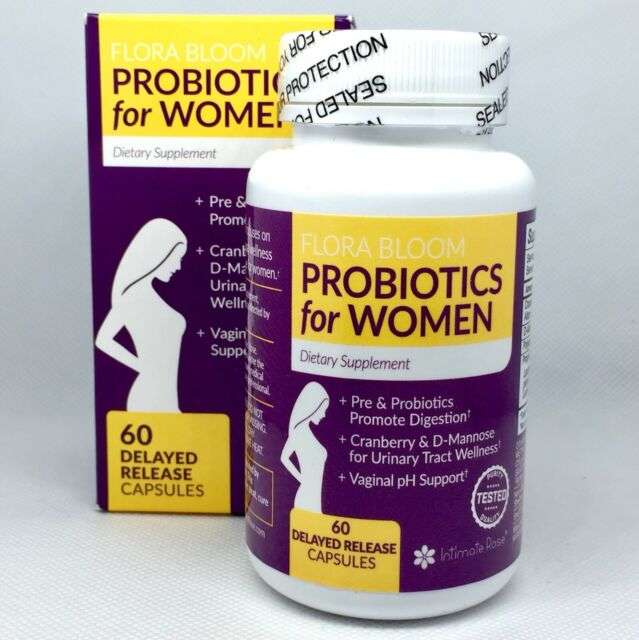 Flora Bloom Ph Balance UTI GBS and BV Probiotics for Women Supplement ...