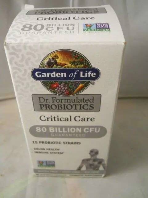 Garden of Life Dr. Formulated Probiotics 80 Billion CFU ...