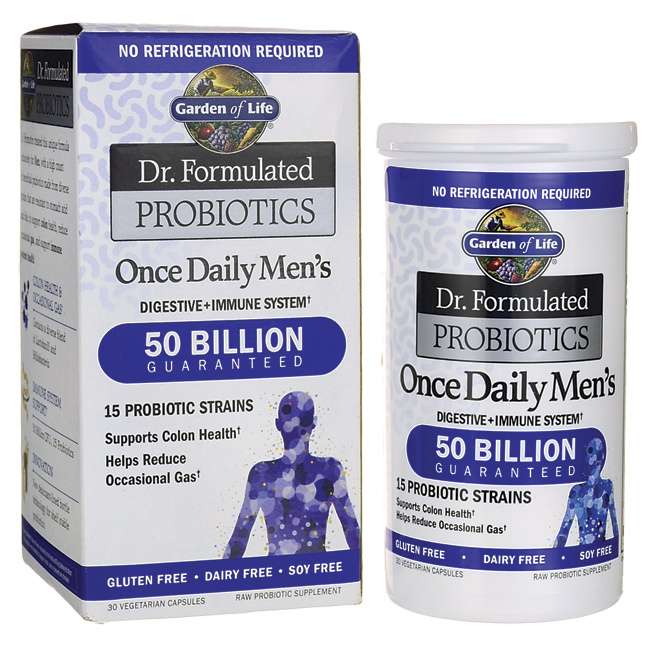 Garden of Life, Dr. Formulated, Probiotics Once Daily Men ...