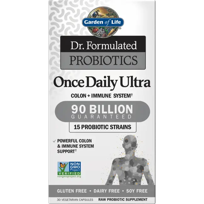 Garden Of Life Dr. Formulated Probiotics Once Daily Ultra 90 Billion ...