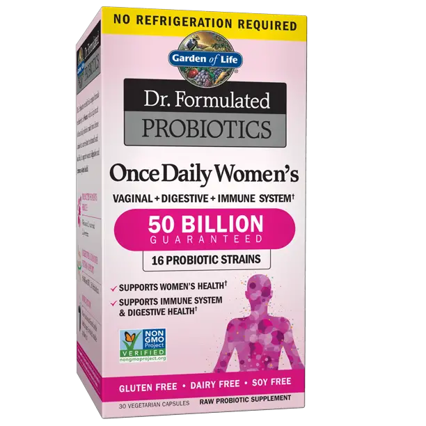 Garden of Life Dr. Formulated Probiotics Once Daily Women ...