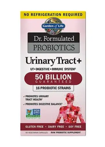 Garden Of Life Dr. Formulated Probiotics Urinary Tract+ 50 Billion CFU ...