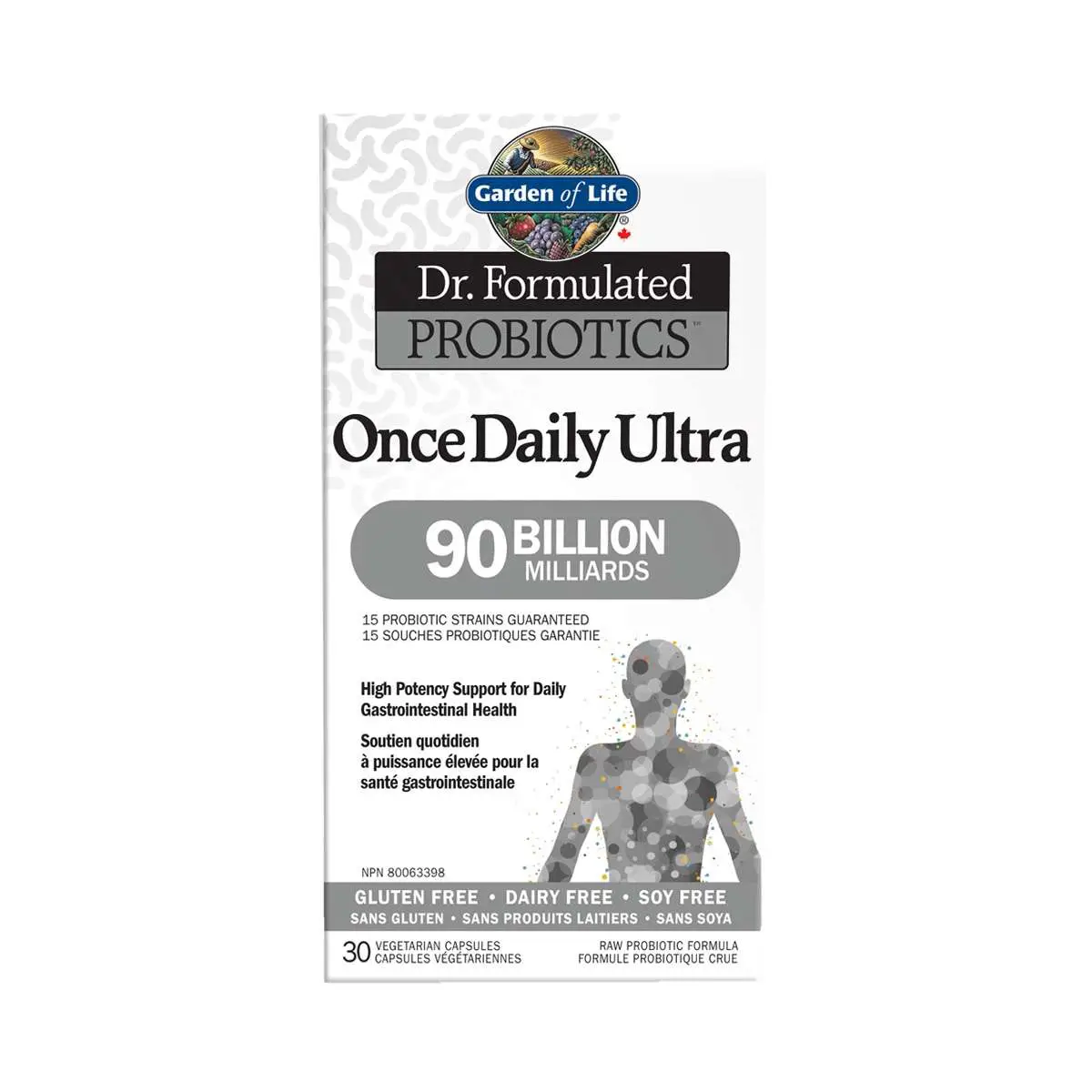 Garden of Life Probiotics Once Daily Ultra 90 Billion CFU ...