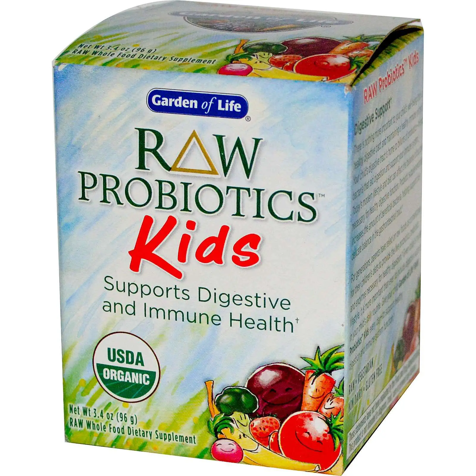 Garden of Life, RAW Probiotics, Kids, 3.4 oz (96 g ...