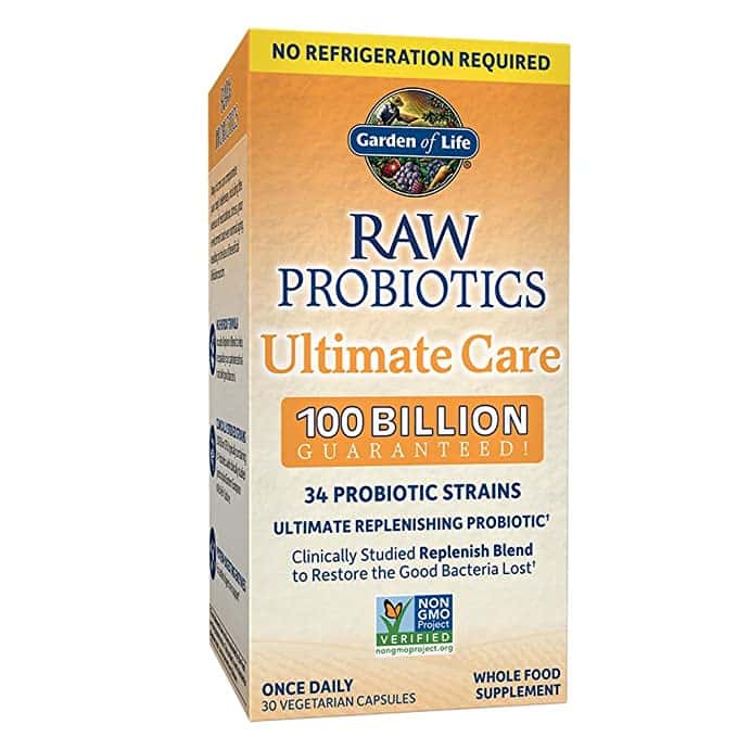 Garden of Life Raw Probiotics Ultimate Care, 30 Vegetarian Capsules ...